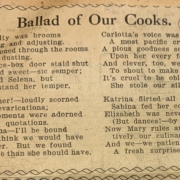 Ballad of Our Cooks